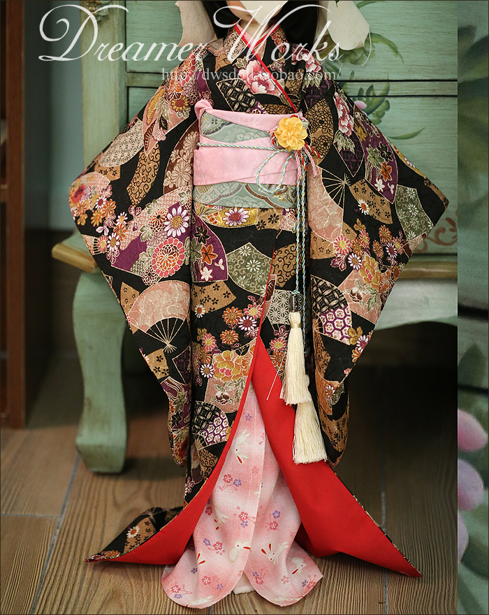 Japanese Lifestyle Shoes - 1/4 scale BJD Doll Japanese kimono