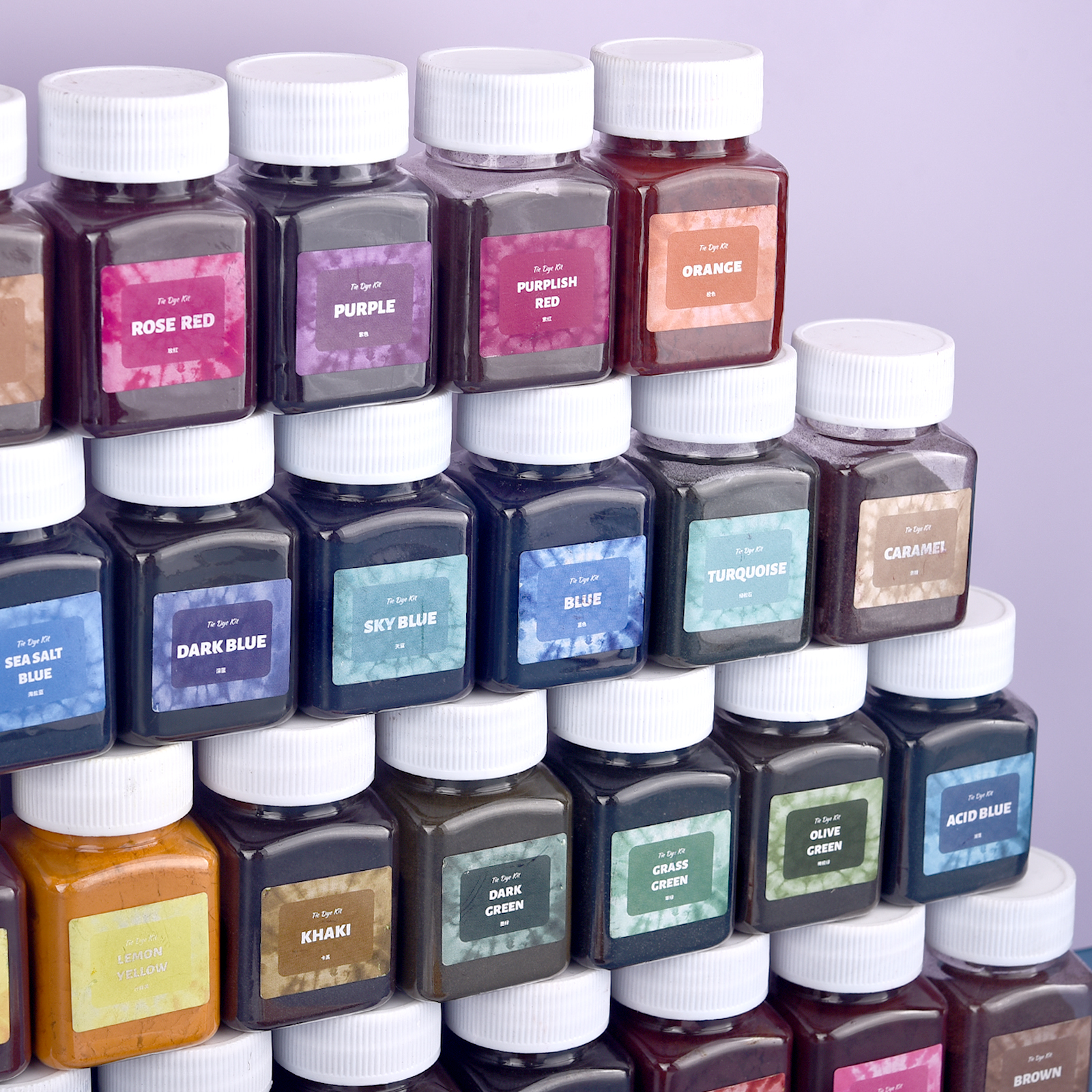 Indigo Dye Kit - 50ml/Bottle Fabric Tie Dye Powder Pigments