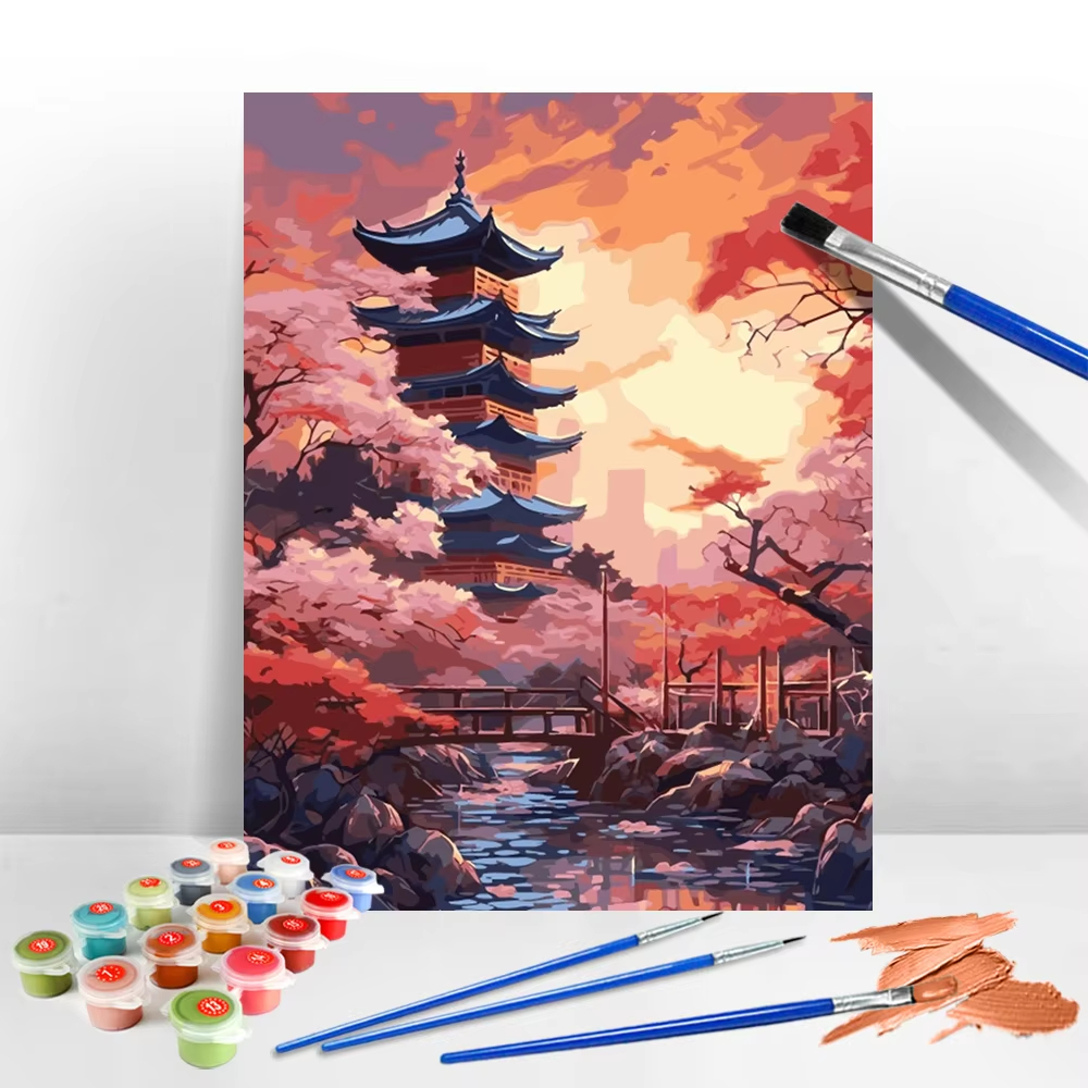 Handpainted Oil Painting Templ - огляд і ціна Japanese Lifestyle Game