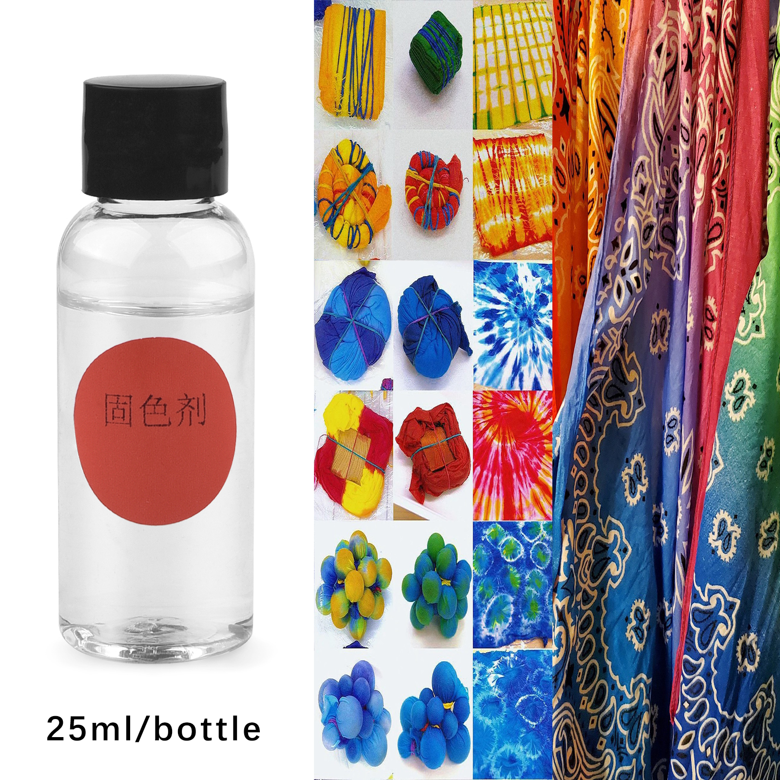 25ml Tie Dye Fixing Agent Form - огляд і ціна Indigo Dye Kit