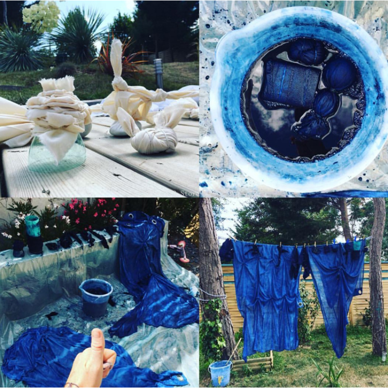 100g/200g No-cook Indigo Dark  - огляд і ціна Indigo Dye Kit