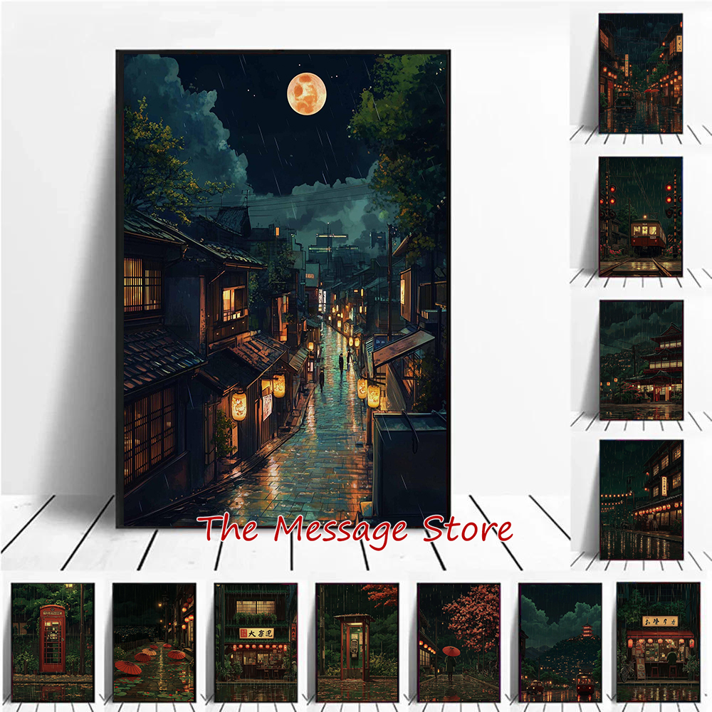 Rainy Night Cherry Blossom Jap - огляд і ціна Japanese Tokyo Lifestyle